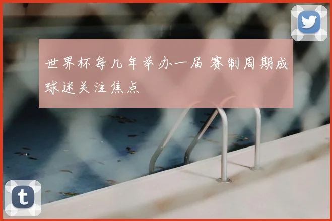 世界杯每几年举办一届 赛制周期成球迷关注焦点