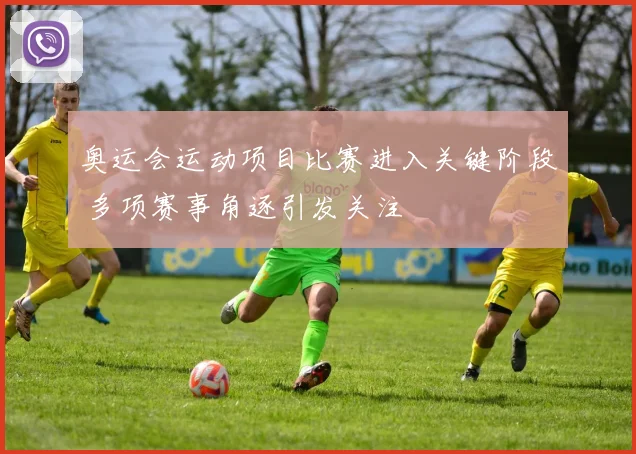奥运会运动项目比赛进入关键阶段 多项赛事角逐引发关注